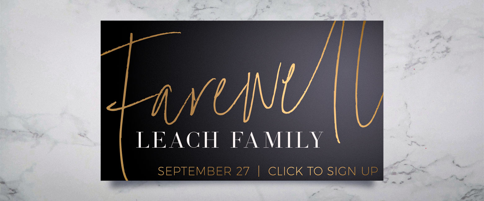 Farewell Leach Family Website Slider